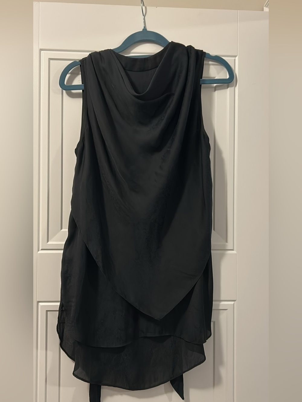 BCBGmaxazria slouchy silk/satin top